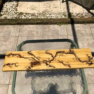 Fractal Wood Burning Art